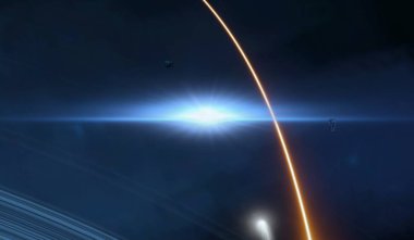 Soyut alan koyu arka plan  