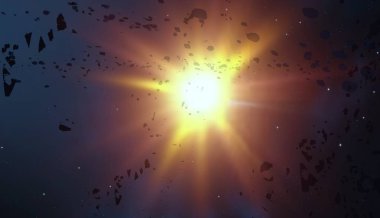 Soyut alan koyu arka plan  