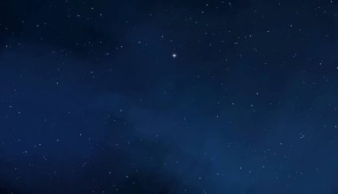 Evren yıldız ve gazla dolu. Uzak evren İllüstrasyon.  