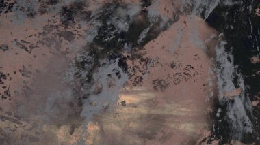 Metin için yeri olan boya lekeleriyle soyut arkaplan