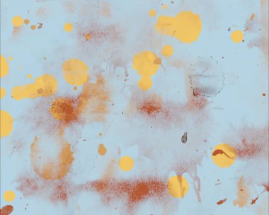 grunge soyut suluboya darbeleri ve boya fırçaları deseni