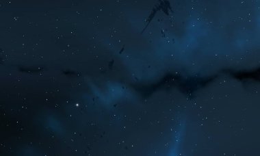 2d illüstrasyon. Gerçekçi yıldız deseni arka planı. Yıldızlararası uzayı boşaltın. Parlak yıldızlar yanıp söner, gezegenler, uydular. Çeşitli bilim kurgu yaratıcı fon. Uzay sanatı. Hayali kozmik fon.