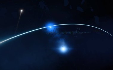 Soyut alan koyu arka plan  