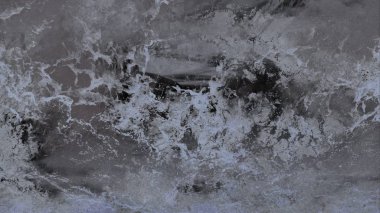 Metin için yeri olan boya lekeleriyle soyut arkaplan