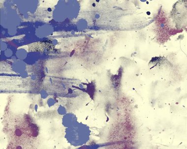 suluboya darbeleri ve soyut desenli grunge arka plan