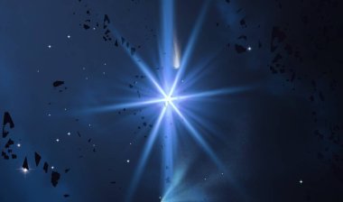 parlaklık ile renkli soyut gökyüzü arka plan