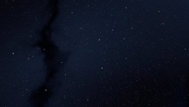 Evren yıldız ve gazla dolu. Uzak evren İllüstrasyon.  