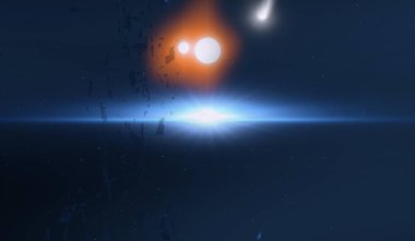 parlaklık ile renkli soyut gökyüzü arka plan