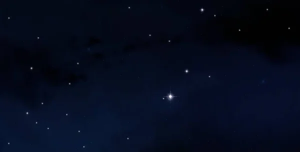 Evren Yıldız Gazla Dolu Uzak Evren Llüstrasyon — Stok fotoğraf