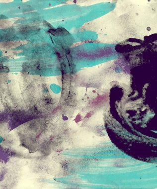 Metin için alanı olan soyut suluboya arkaplanı