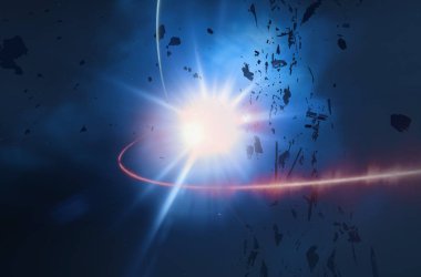 Soyut alan koyu arka plan  