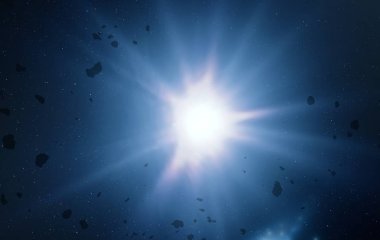 parlaklık ile renkli soyut gökyüzü arka plan