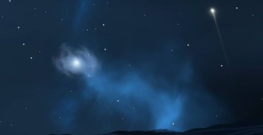 parlaklık ile renkli soyut gökyüzü arka plan