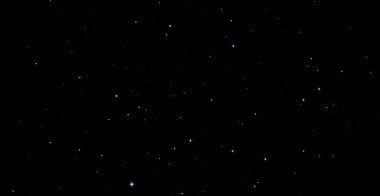 Evren yıldız ve gazla dolu. Uzak evren İllüstrasyon.  