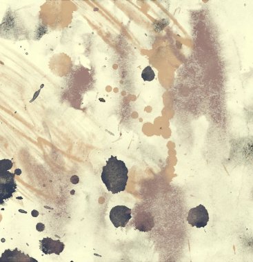 suluboya darbeleri ve soyut desenli grunge arka plan