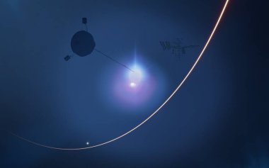 parlaklık ile renkli soyut gökyüzü arka plan