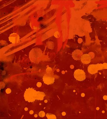 suluboya darbeleri ve soyut desenli grunge arka plan