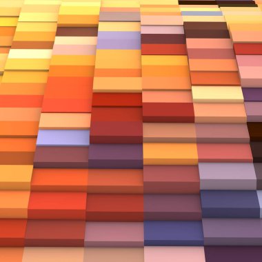 3 boyutlu illüstrasyon. Web modern fon. Renkli desen. Soyut geometrik şekiller. arkaplan.