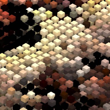 3 boyutlu illüstrasyon. Web modern fon. Renkli desen. Soyut geometrik şekiller. arkaplan.