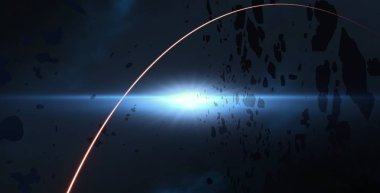 Soyut alan koyu arka plan  