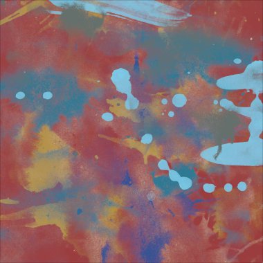 Metin için yeri olan boya lekeleriyle soyut arkaplan