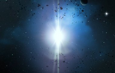 parlaklık ile renkli soyut gökyüzü arka plan