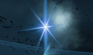 parlaklık ile renkli soyut gökyüzü arka plan