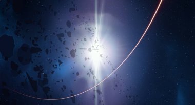 parlaklık ile renkli soyut gökyüzü arka plan