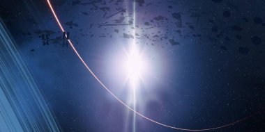 Soyut alan koyu arka plan  