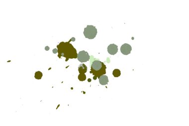 Renkli mürekkep sıçramaları. Parlak malzeme üzerine boya sıçradı. Çok renkli nokta. Beyaz kağıt üzerinde suluboya.