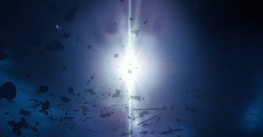 parlaklık ile renkli soyut gökyüzü arka plan