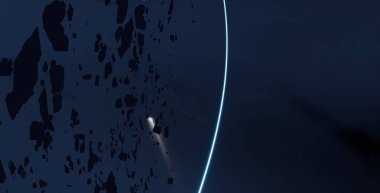 parlaklık ile renkli soyut gökyüzü arka plan