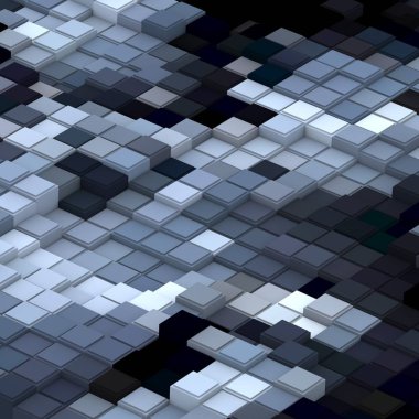 3 boyutlu illüstrasyon. Web modern fon. Renkli desen. Soyut geometrik şekiller. arkaplan.