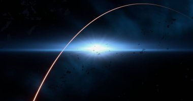 Soyut alan koyu arka plan  