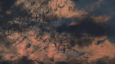 Metin için yeri olan boya lekeleriyle soyut arkaplan