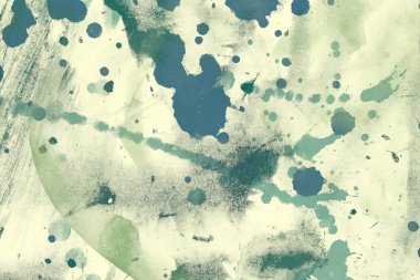 Metin için yeri olan boya lekeleriyle soyut arkaplan