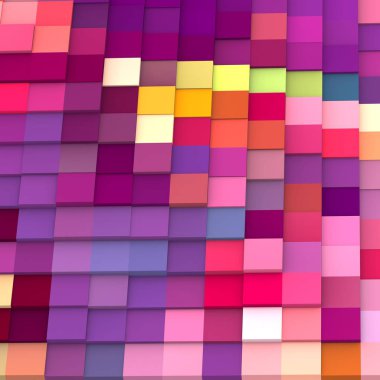 3 boyutlu illüstrasyon. Web modern fon. Renkli desen. Soyut geometrik şekiller. arkaplan.