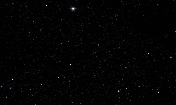 Deep space star field. Universe filled with stars and gas. Far distant cosmos Illustration.  