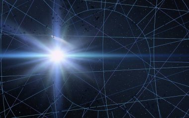 parlaklık ile renkli soyut gökyüzü arka plan