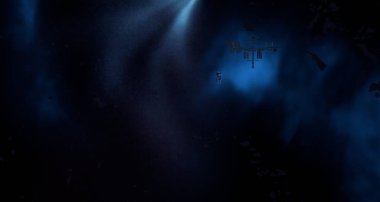 Soyut alan koyu arka plan  