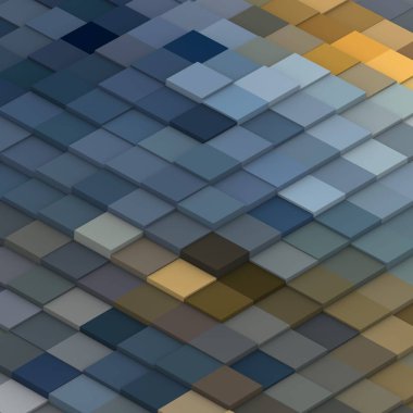 3 boyutlu illüstrasyon. Web modern fon. Renkli desen. Soyut geometrik şekiller. arkaplan.