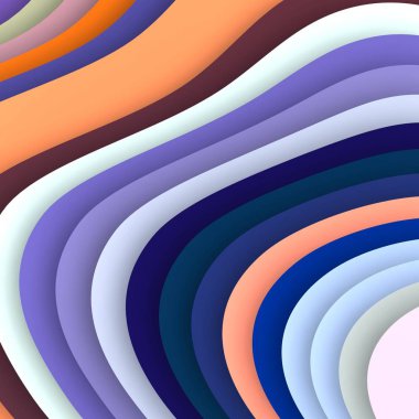 3 boyutlu illüstrasyon. Web modern fon. Renkli desen. Soyut geometrik şekiller. arkaplan.