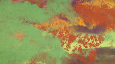 Metin için yeri olan boya lekeleriyle soyut arkaplan