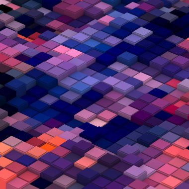 3 boyutlu illüstrasyon. Web modern fon. Renkli desen. Soyut geometrik şekiller. arkaplan.