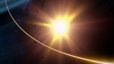 parlaklık ile renkli soyut gökyüzü arka plan