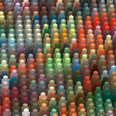 3 boyutlu illüstrasyon. Web modern fon. Renkli desen. Soyut geometrik şekiller. arkaplan.