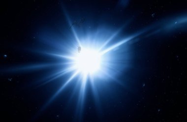 parlaklık ile renkli soyut gökyüzü arka plan