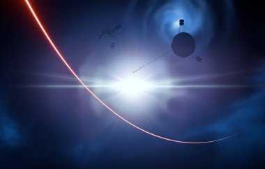 parlaklık ile renkli soyut gökyüzü arka plan