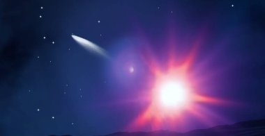 parlaklık ile renkli soyut gökyüzü arka plan