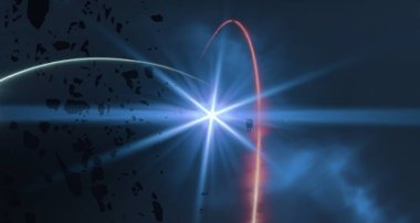 Soyut alan koyu arka plan  